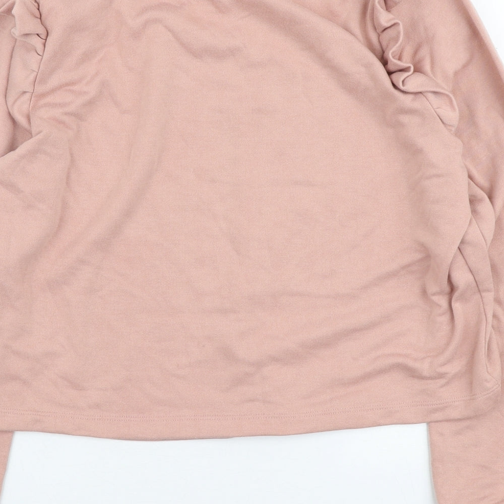 Disney Womens Pink Polyester Pullover Sweatshirt Size 12 Pullover - Friends