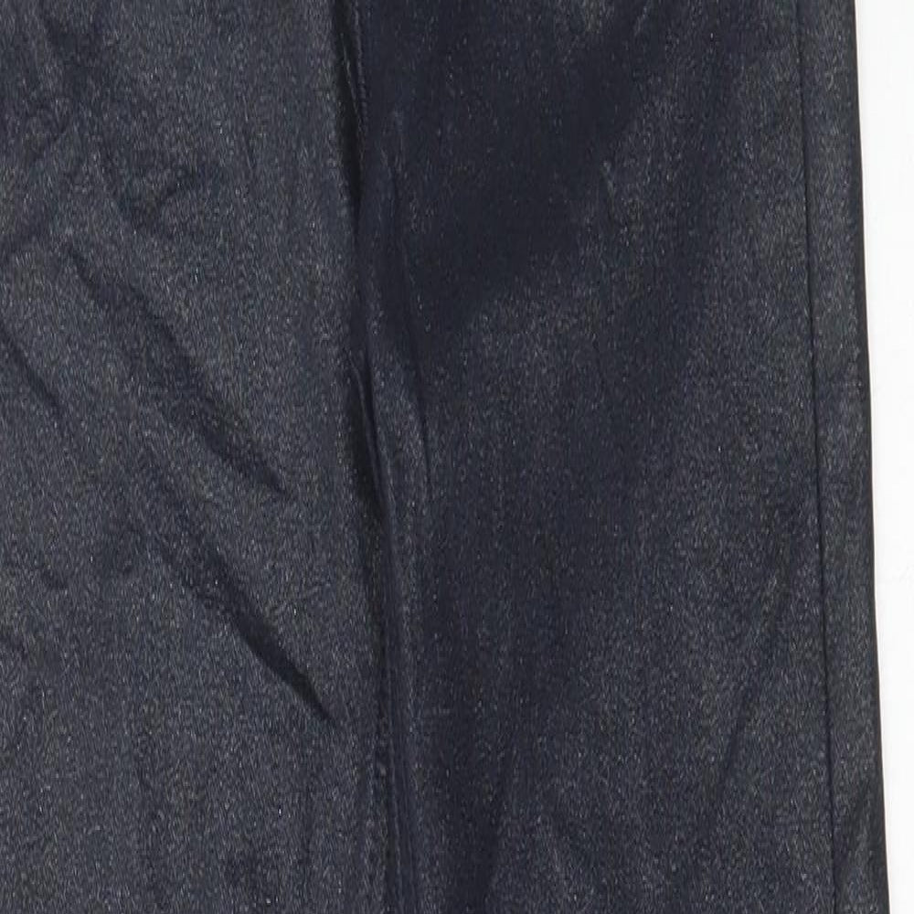 Marks and Spencer Womens Black Cotton Skinny Jeans Size 6 L28 in Regular Button