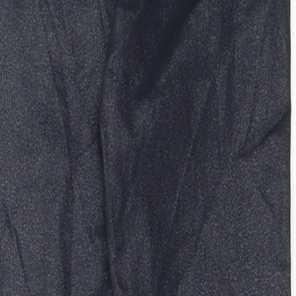 Marks and Spencer Womens Black Cotton Skinny Jeans Size 6 L28 in Regular Button