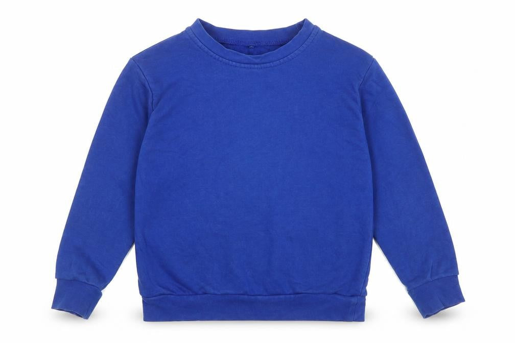 George Boys Blue Cotton Pullover Sweatshirt Size 6-7 Years Pullover