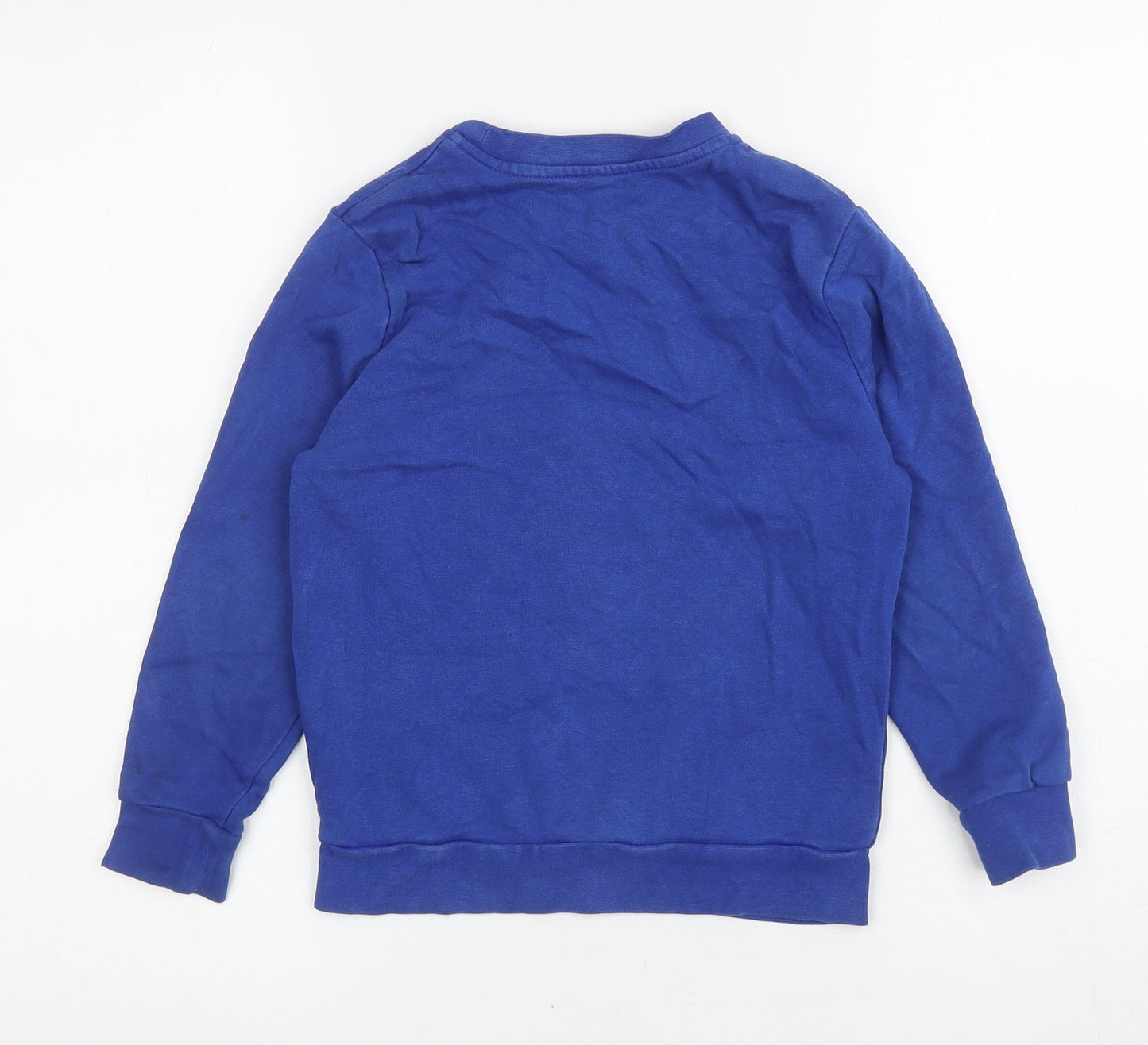George Boys Blue Cotton Pullover Sweatshirt Size 6-7 Years Pullover