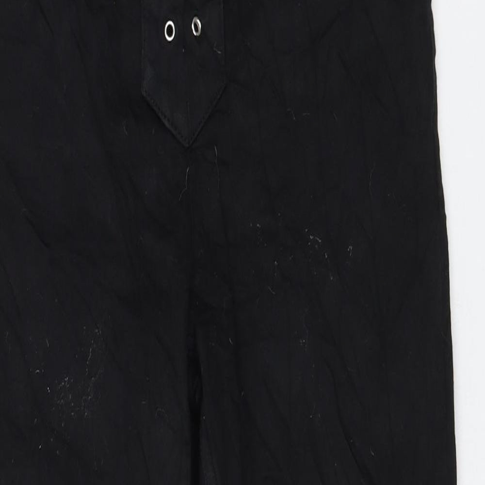 Topshop Womens Black Cotton Skinny Jeans Size 32 in L20.5 in Regular Zip