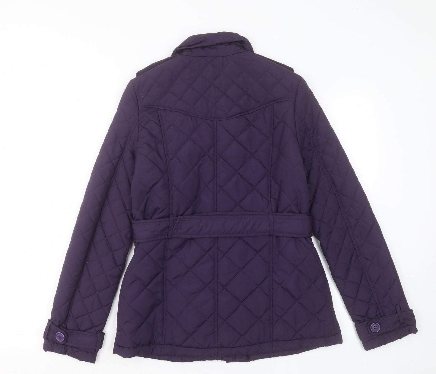 Black Rivet Womens Purple Jacket Size 10 Zip