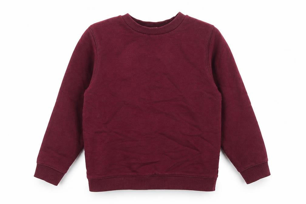 TU Girls Purple Cotton Pullover Sweatshirt Size 5 Years Pullover