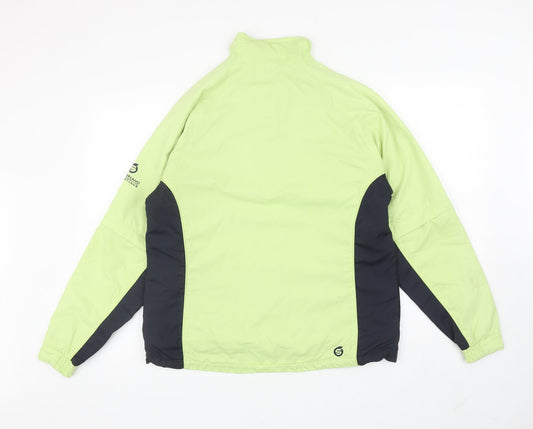 Sunderland of Scotland Mens Yellow Jacket Size XS Zip - Colourblock