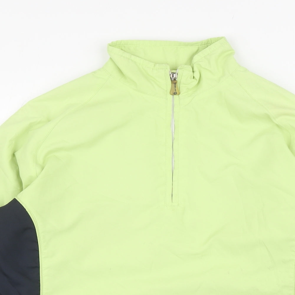 Sunderland of Scotland Mens Yellow Jacket Size XS Zip - Colourblock