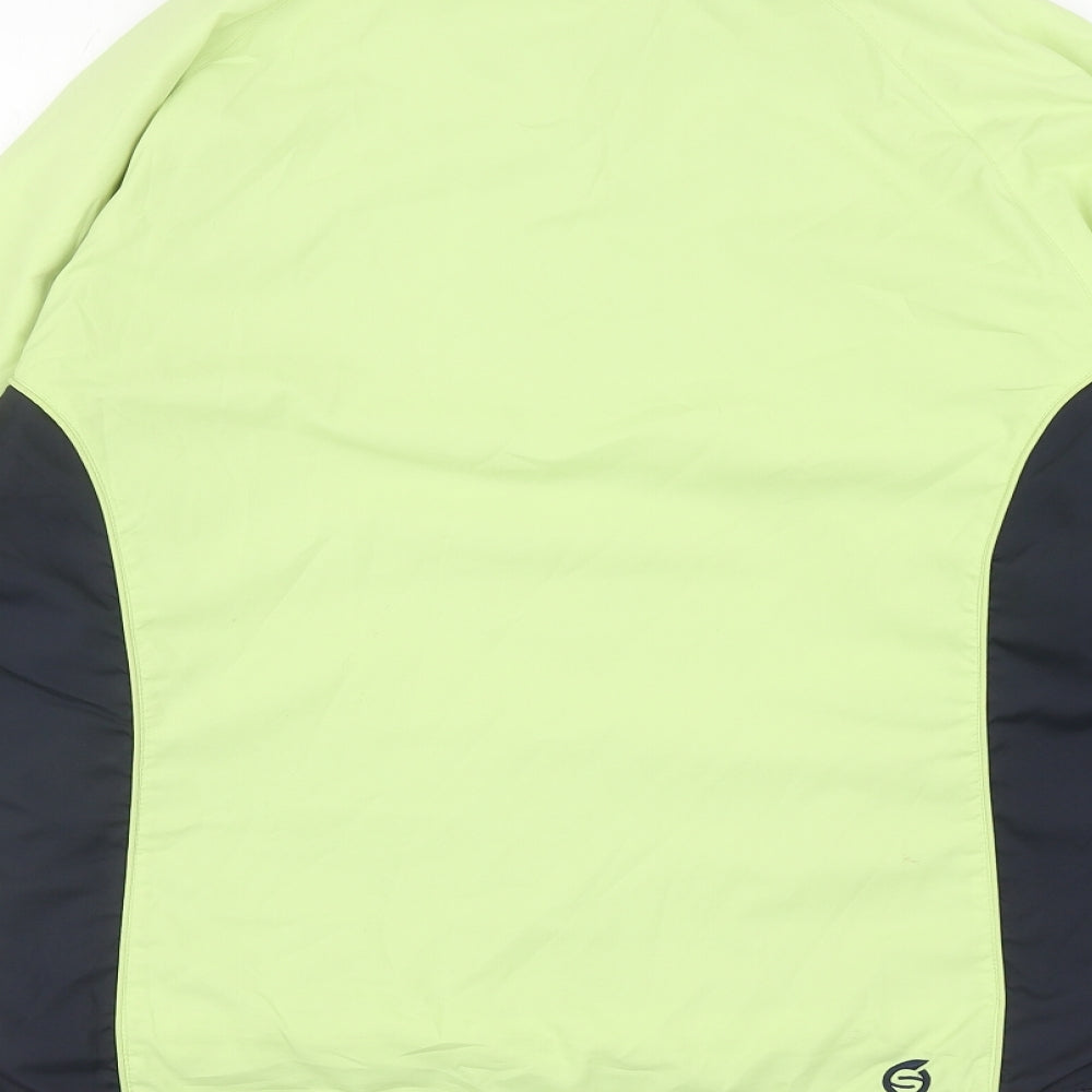 Sunderland of Scotland Mens Yellow Jacket Size XS Zip - Colourblock