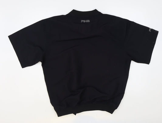 Ping Collection Womens Black Polyester Pullover Sweatshirt Size S Pullover