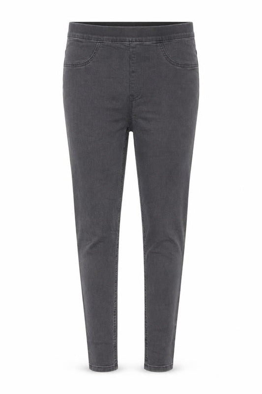 Marks and Spencer Womens Grey Cotton Harem Leggings Size 10 L29 in