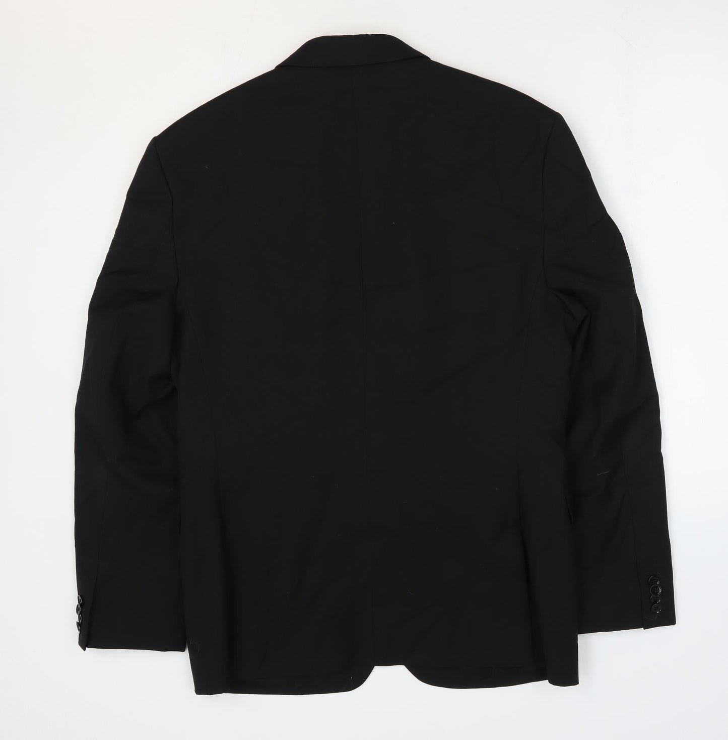Express Mens Black Wool Jacket Suit Jacket Size 40