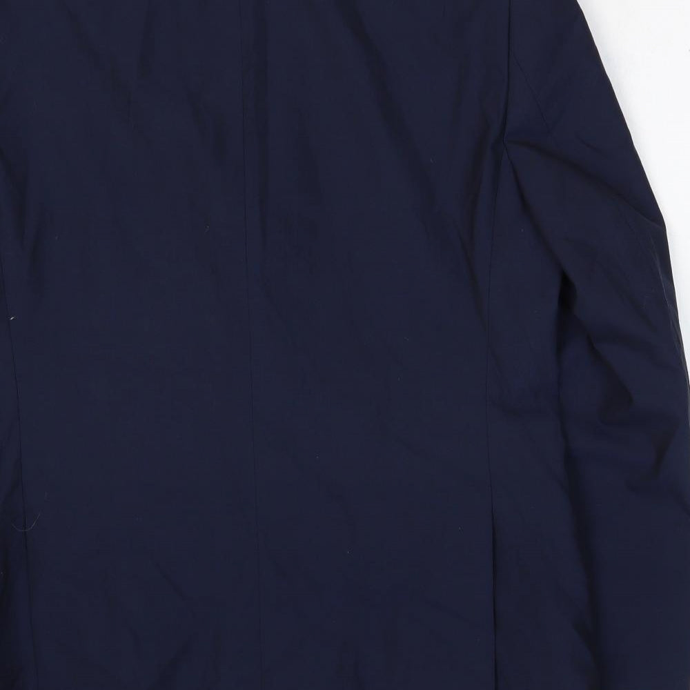 Howick Tailored Mens Blue Wool Jacket Suit Jacket Size 40