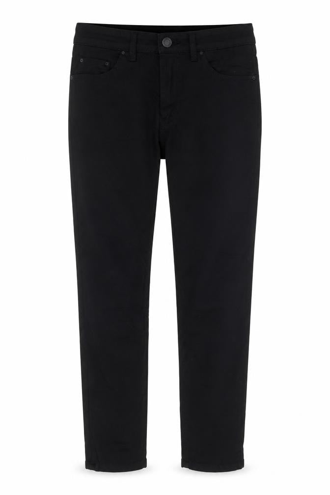 Marks and Spencer Womens Black Cotton Skinny Jeans Size 8 L21 in Regular Zip