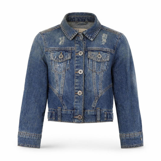 New Look Womens Blue Jacket Size 8 Button