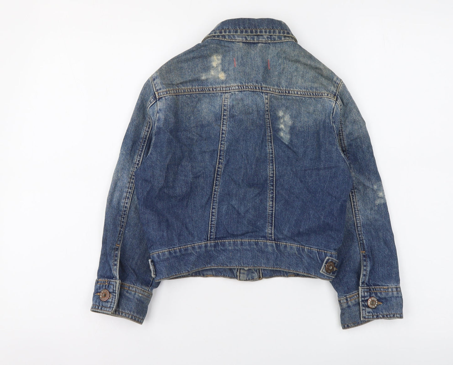 New Look Womens Blue Jacket Size 8 Button