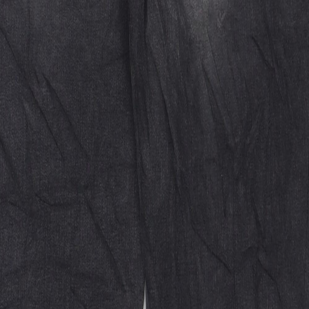 Marks and Spencer Womens Black Cotton Skinny Jeans Size 8 L30 in Regular Button - Sculpt