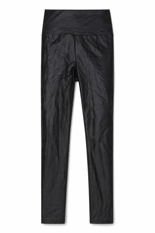 everbellus Womens Black Polyester Jegging Leggings Size L L29 in