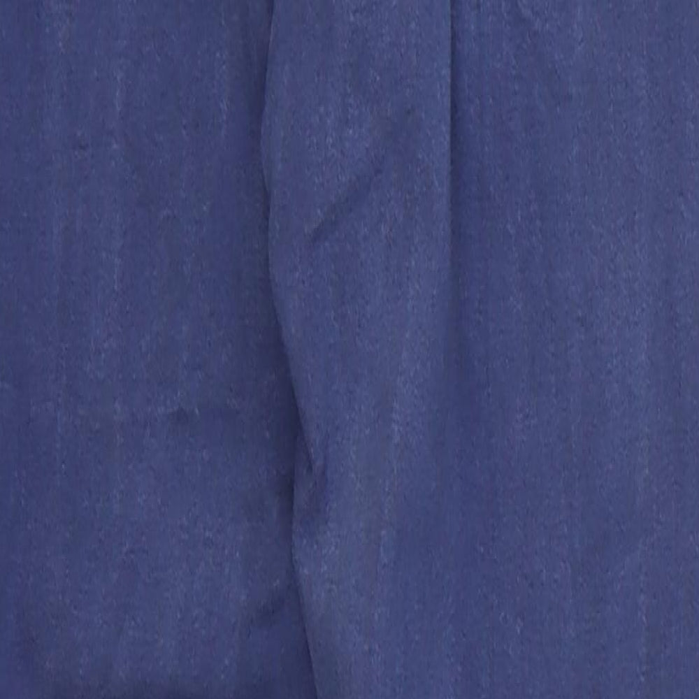 Marks and Spencer Womens Blue Lyocell Skinny Jeans Size 8 L27 in Regular Zip
