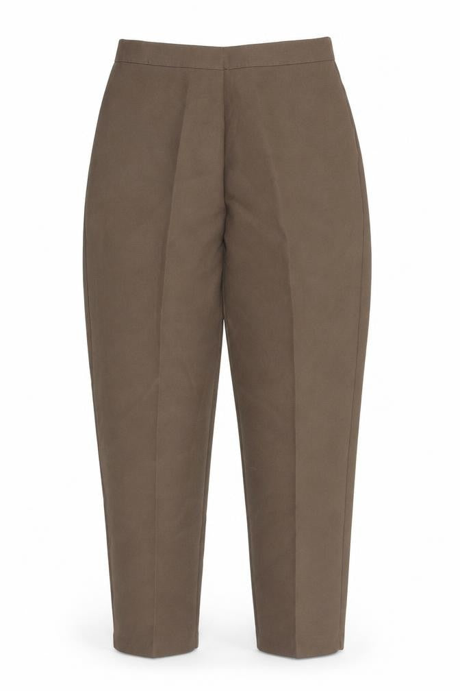 Saira of Manchester Womens Brown Polyester Carrot Trousers Size 16 L27 in Regular