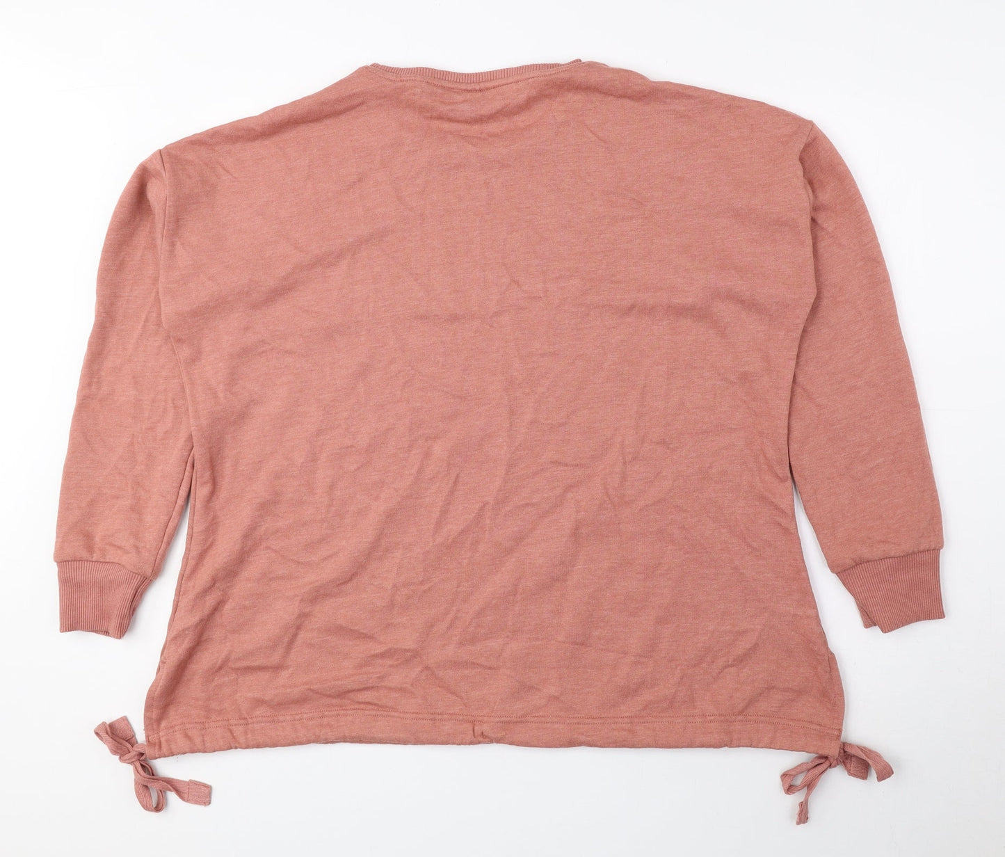 NEXT Womens Pink Cotton Pullover Sweatshirt Size 12 Pullover