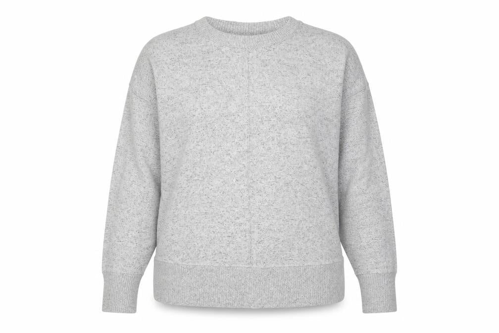 NEXT Womens Grey Scoop Neck Polyester Pullover Jumper Size 16