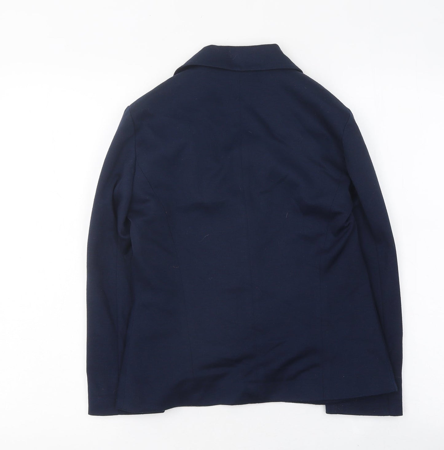 Miss Selfridge Womens Blue Jacket Blazer Size 6 Button
