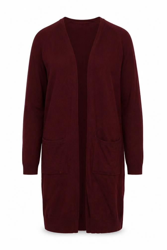 HeartSoul Womens Red Round Neck Acrylic Cardigan Jumper Size M