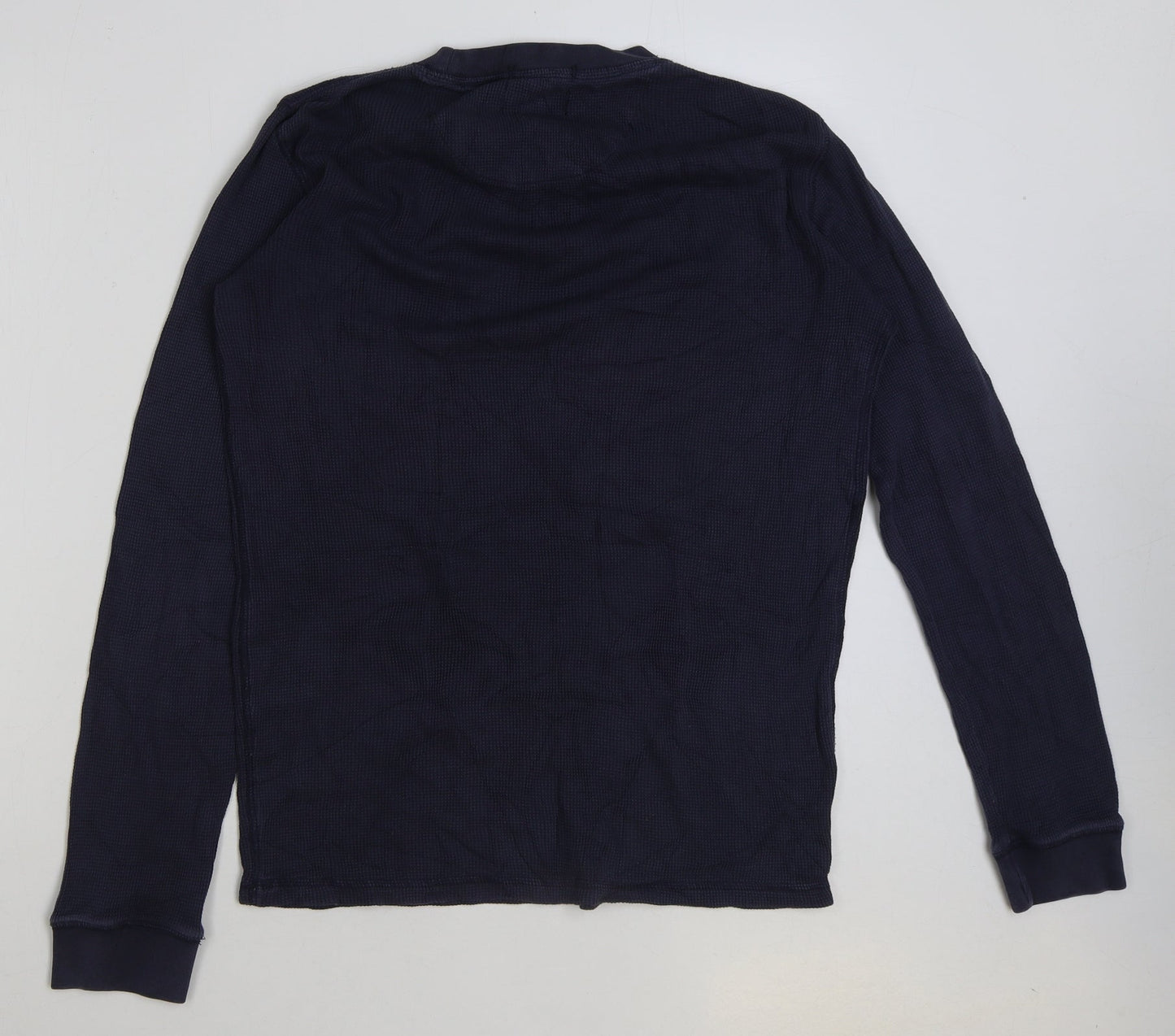 NEXT Mens Blue Polyester Pullover Sweatshirt Size S