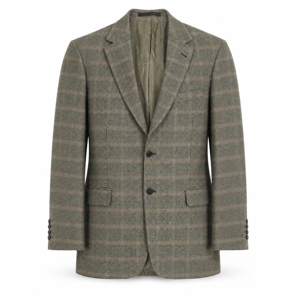 Marks and Spencer Mens Green Wool Jacket Suit Jacket Size 40