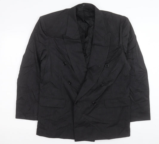 Horne Brothers Mens Grey Polyester Jacket Suit Jacket Size 42