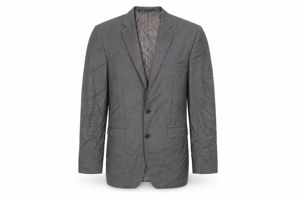 Mens 36 Chest Regular Paul Costelloe Grey Two-Button