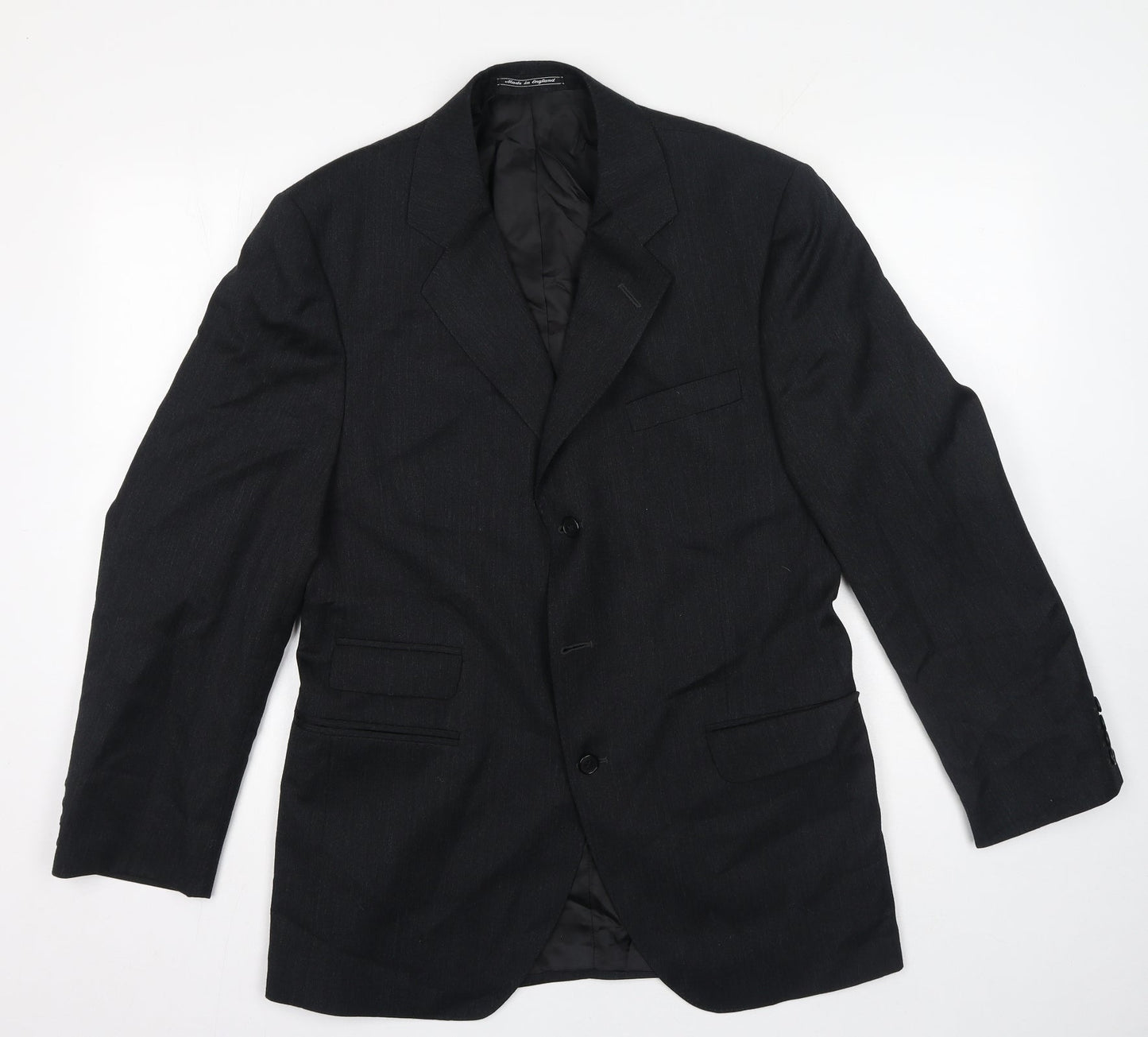Bladen Mens Black Wool Jacket Suit Jacket Size 40