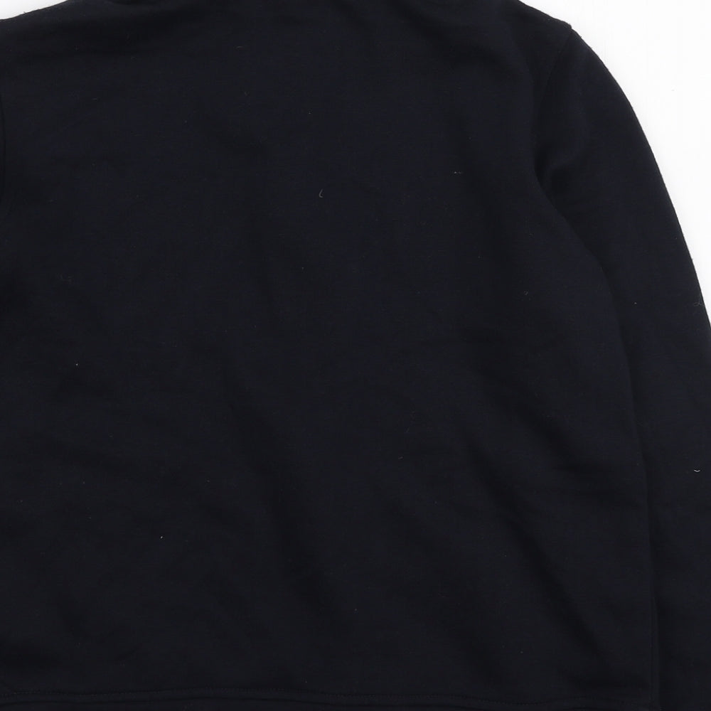 Bonmarché Womens Blue Polyester Full Zip Sweatshirt Size S Zip
