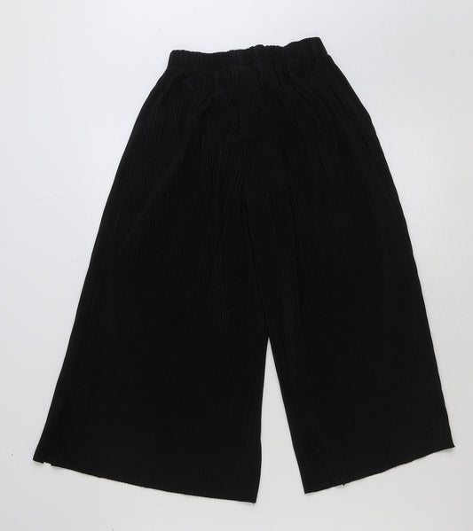 ASOS Womens Black Polyester Trousers Size 4 L20 in Regular