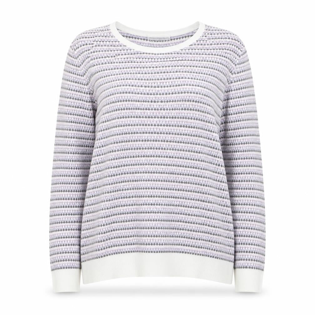 Womens UK L Regular Cotswold Multicoloured Pullover Tight-Knit