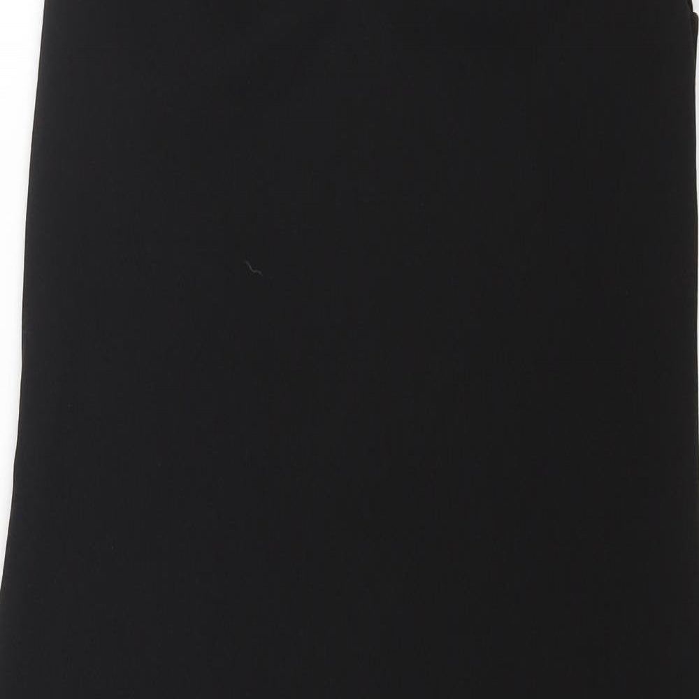 Zara Womens Black Polyester Bodycon Size S Sweetheart Pullover