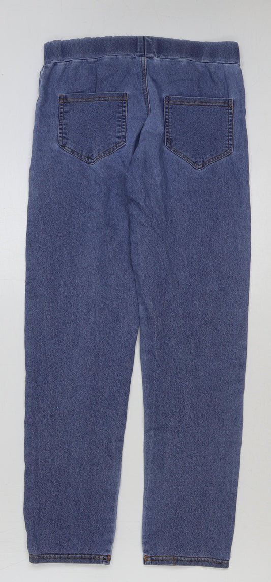 Preworn Womens Blue Cotton Jegging Jeans Size 26 in L28 in Regular