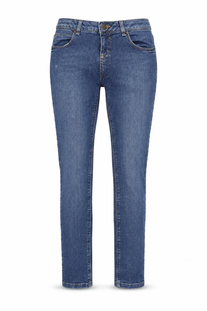 Preworn Womens Blue Polyester Skinny Jeans Size 34 in L32 in Regular Tie
