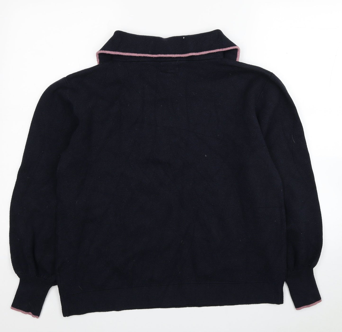 NEXT Womens Blue Viscose Pullover Sweatshirt Size 14 Pullover