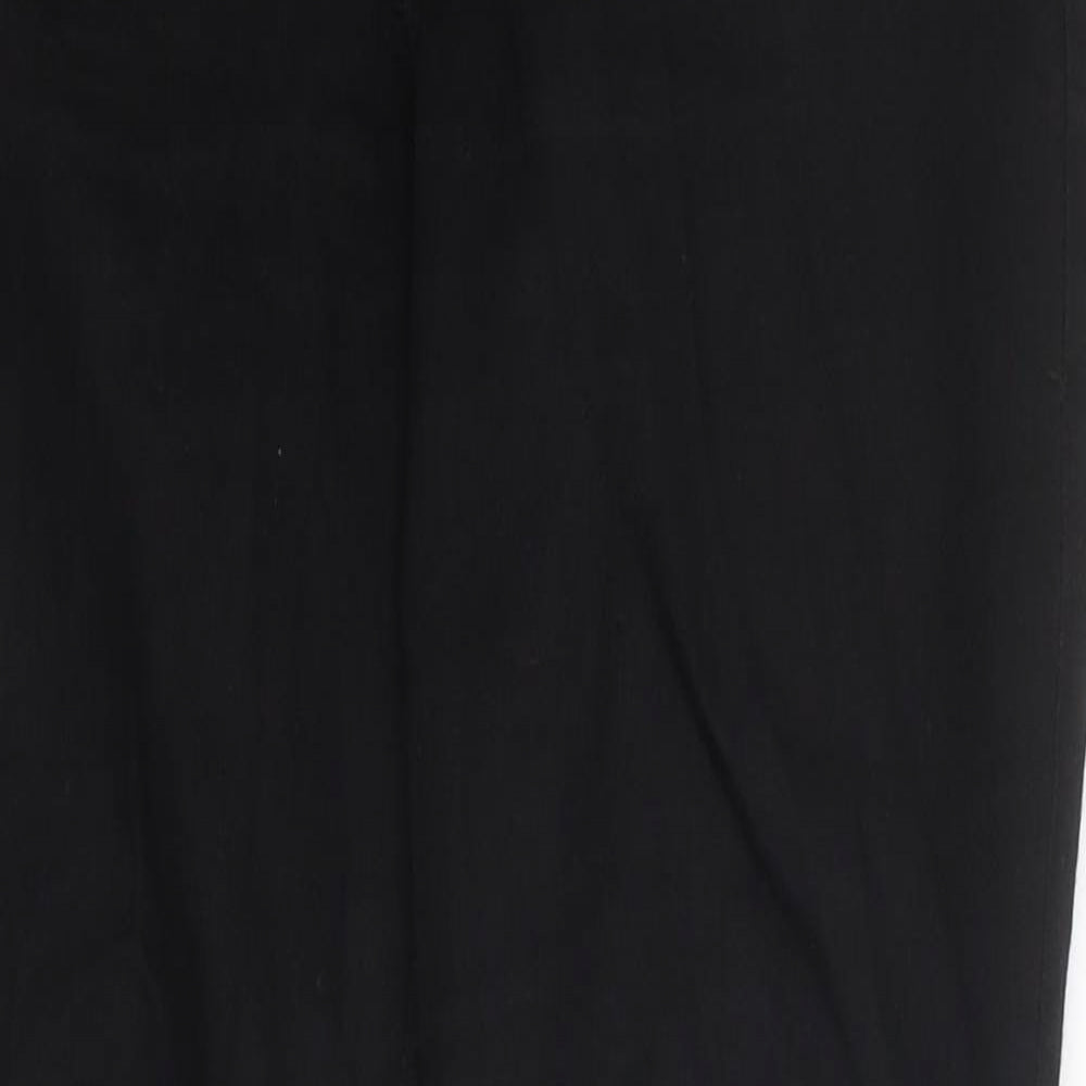 Preworn Womens Black 100% Cotton Skinny Jeans Size 30 in L29 in Regular Zip
