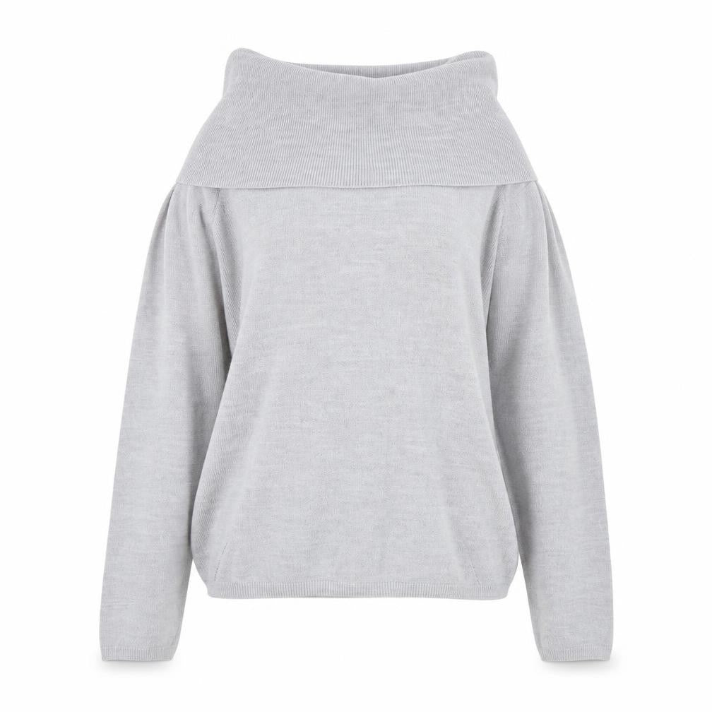 Marks and Spencer Womens Grey Roll Neck Acrylic Pullover Jumper Size 12