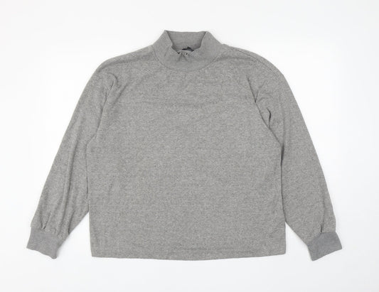 Marks and Spencer Womens Grey Viscose Pullover Sweatshirt Size 14 Pullover