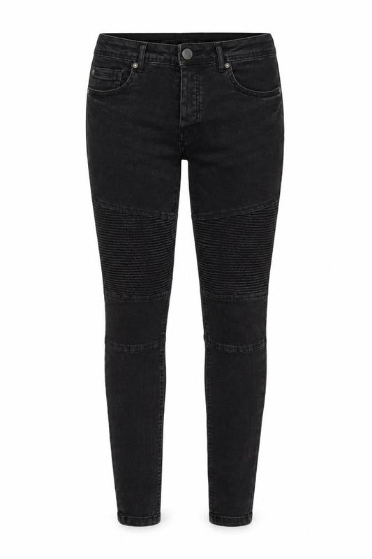 Brave Soul Womens Black Cotton Skinny Jeans Size 30 in L27 in Regular Zip