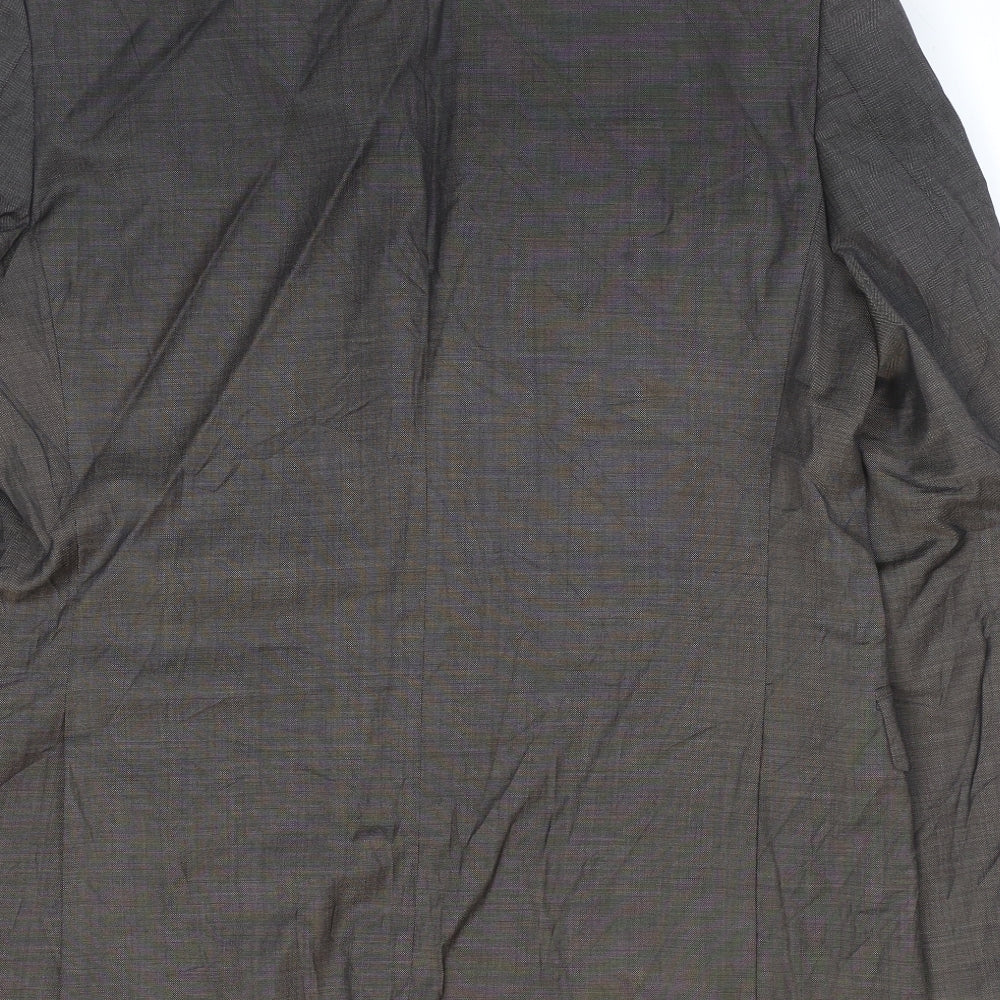 Marks and Spencer Mens Brown Wool Jacket Suit Jacket Size 40