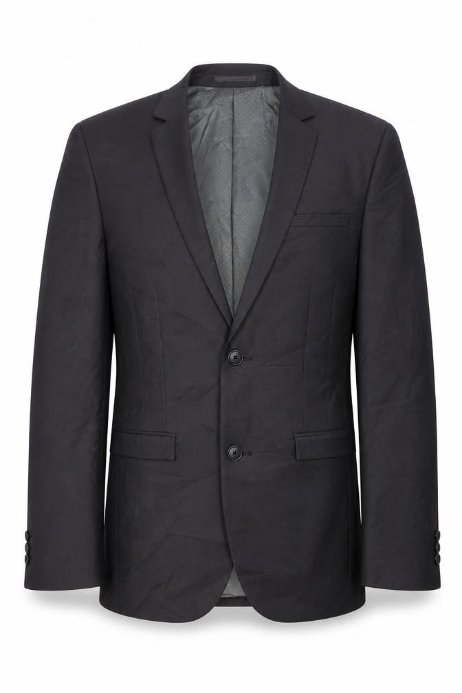 NEXT Mens Grey Polyester Jacket Suit Jacket Size 36