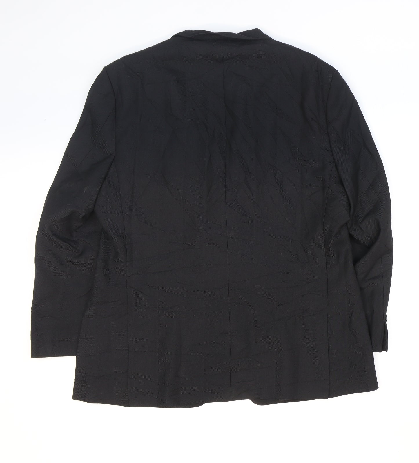 Hugo James Mens Black Polyester Jacket Suit Jacket Size 40