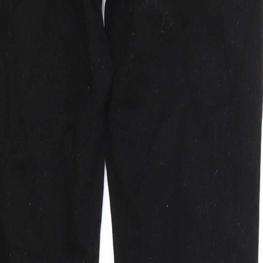 H&M Womens Black Cotton Skinny Jeans Size 6 L30 in Regular Zip