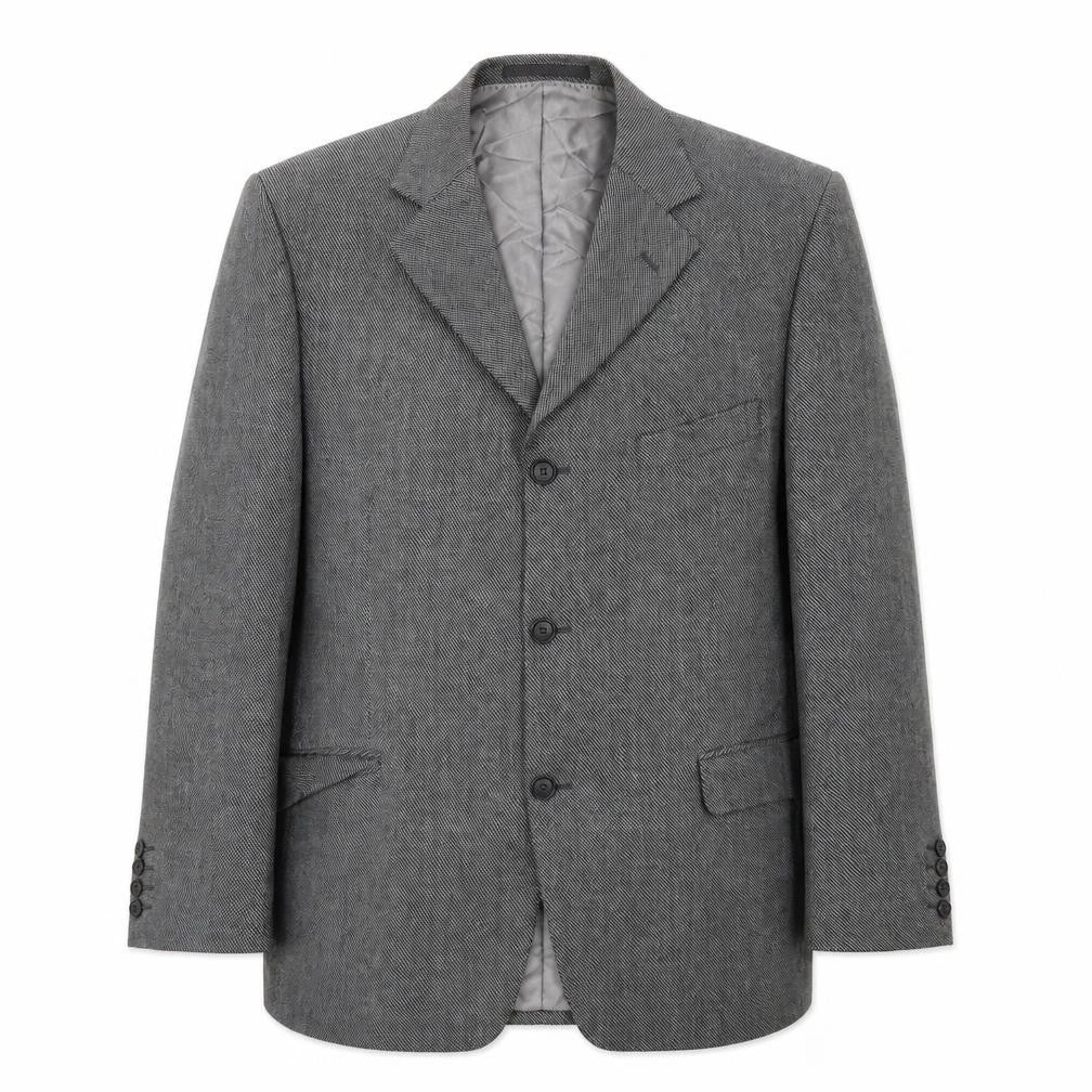 Marks and Spencer Mens Grey Wool Jacket Blazer Size L