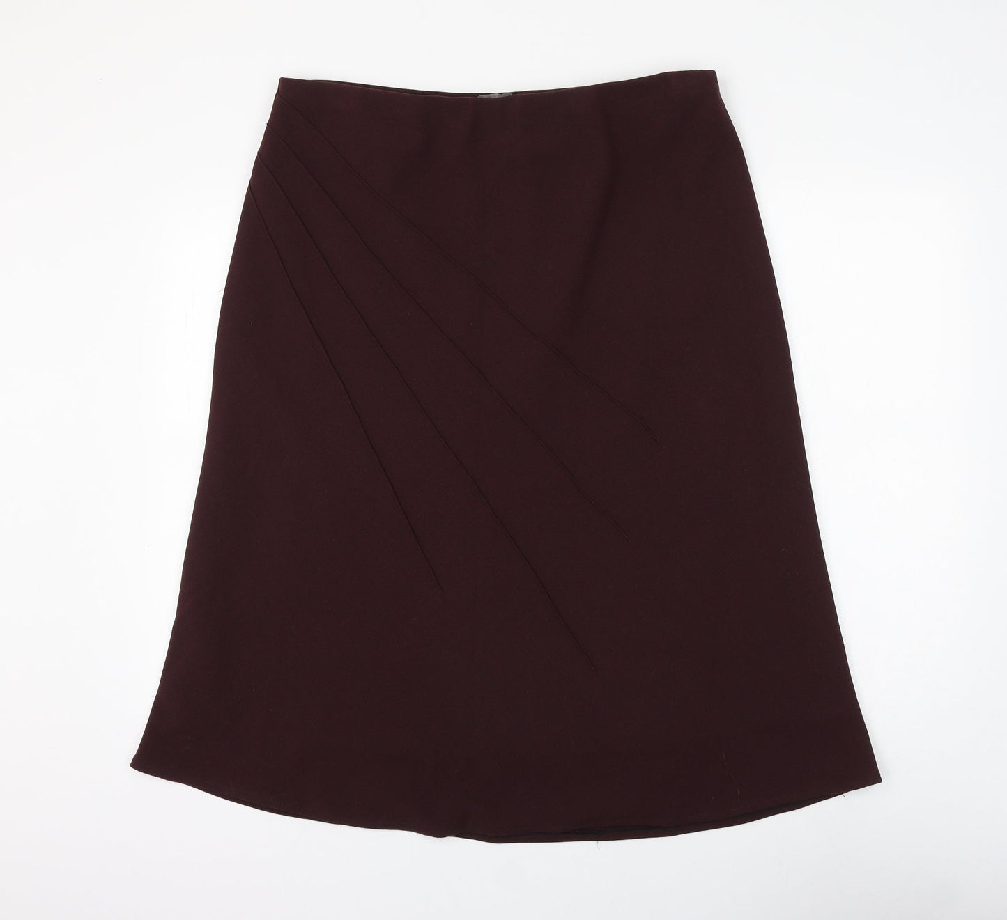 MIA Womens Red Polyester A-Line Skirt Size 36 in