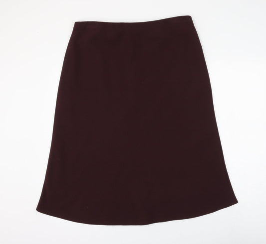 MIA Womens Red Polyester A-Line Skirt Size 36 in