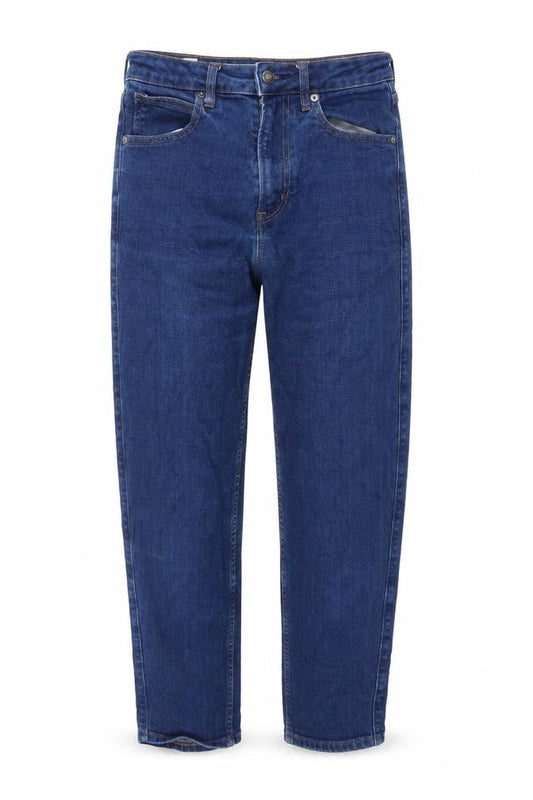 Gap Womens Blue Cotton Mom Jeans Size 28 in L25 in Regular Button